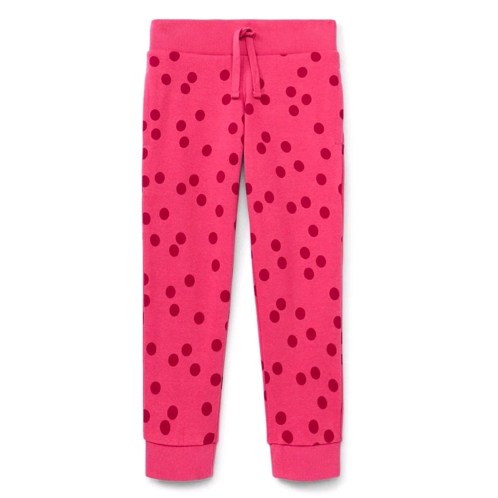 Girls Wonder Nation dot sweat pants pink size L (10-12) plus